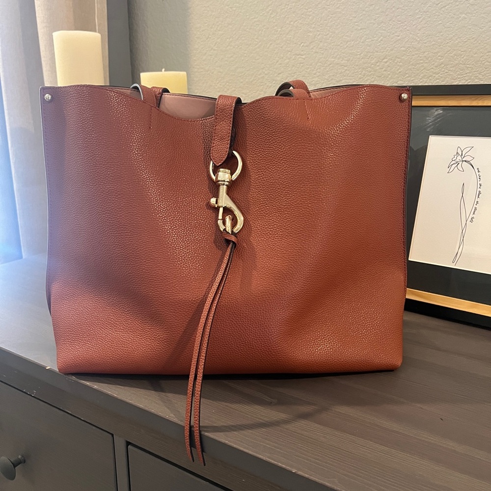 Rebecca Minkoff Megan Leather Tote in Acorn *Flawless, worn once*